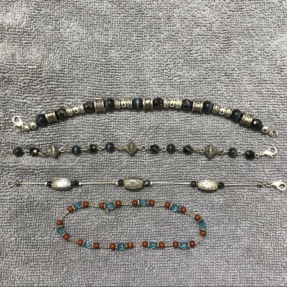 4 Beaded Bracelets!